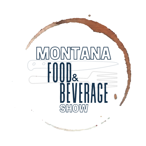 Food and Beverage show logo - round with untensils