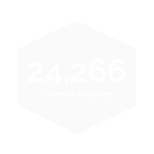 hexigon stating 27,100 farms & ranches