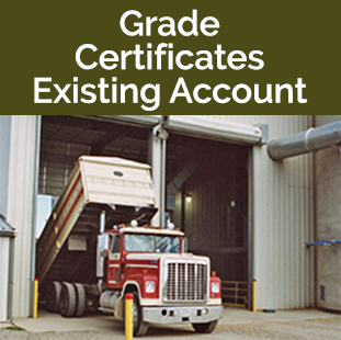 State Grain Lab Online Grade Certificates: Existing Account