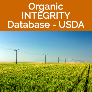 Organic INTEGRITY Database from USDA
