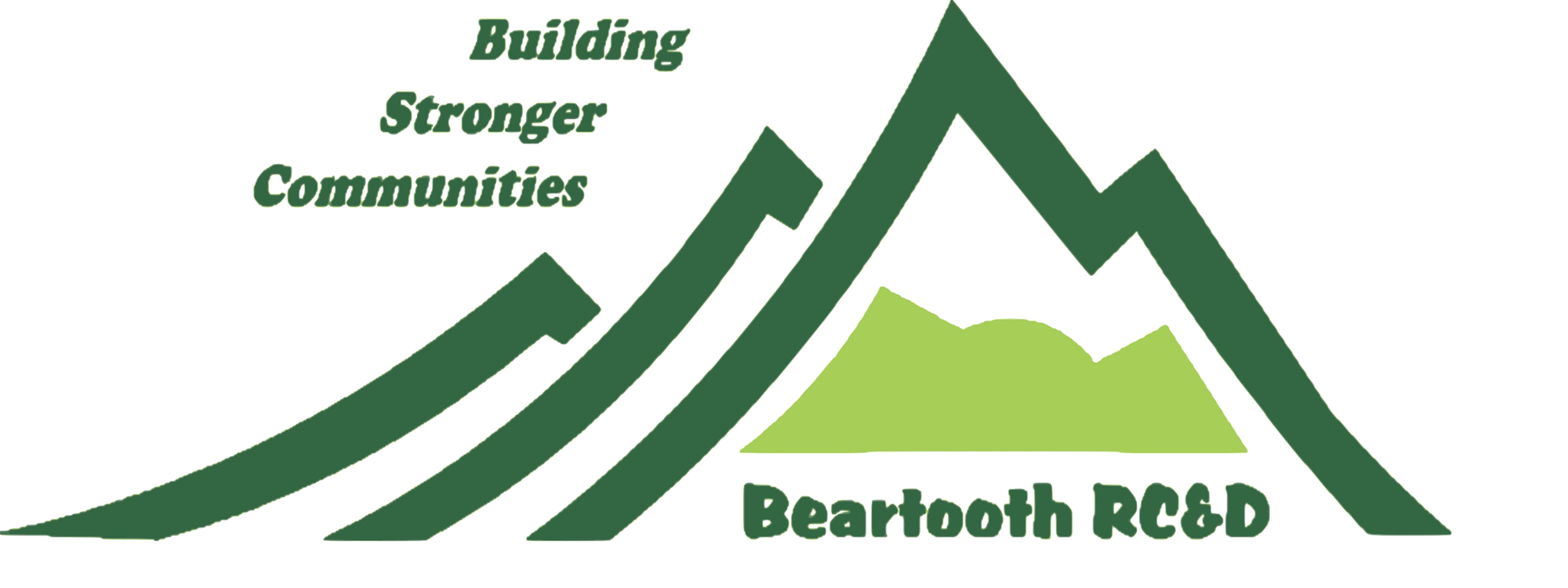 Beartooth Logo - green mountains