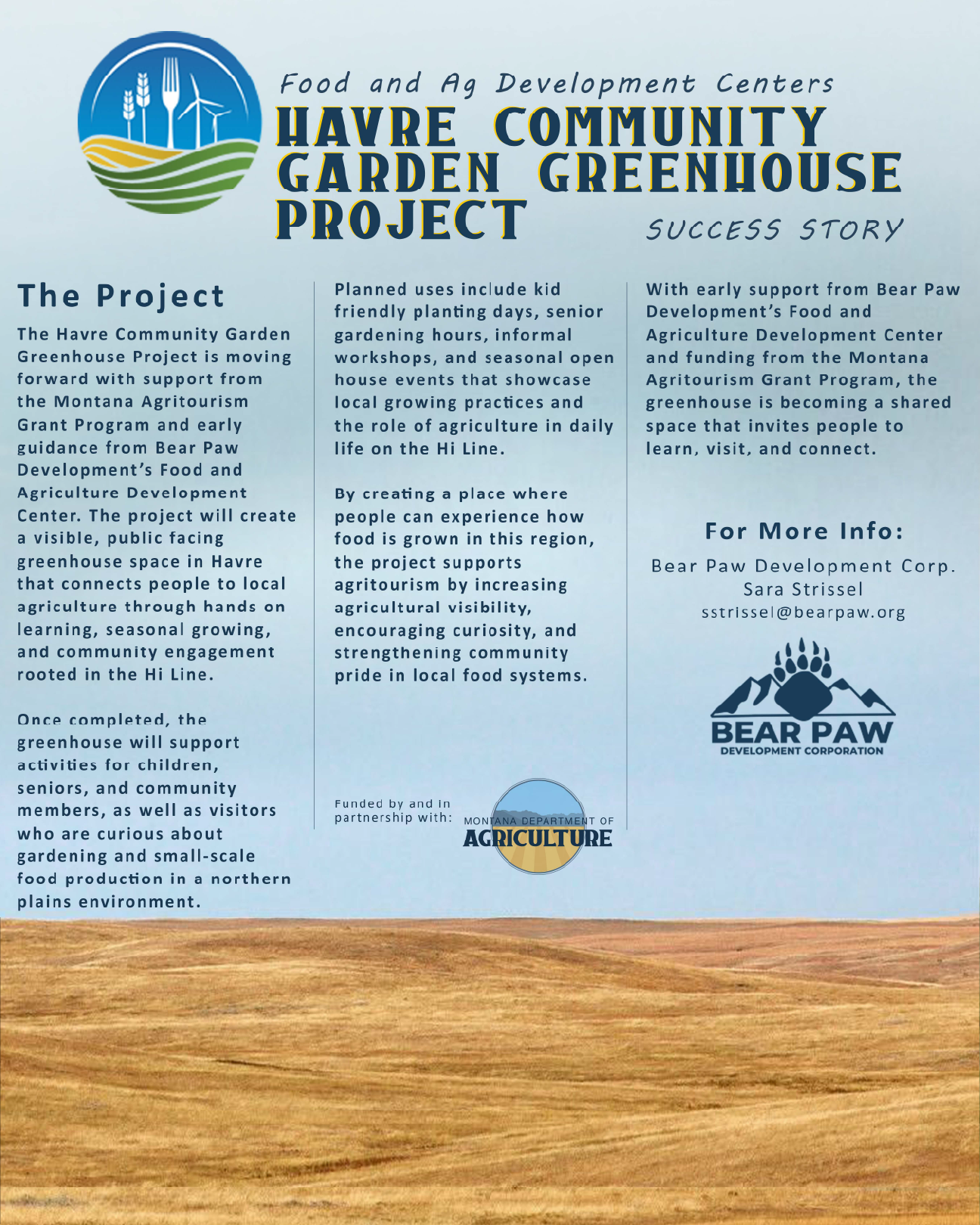Havre Community Garden Greenhouse Project