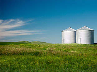 two silos image by Todd Klassy