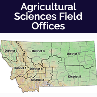 Agricultural Sciences Division Field Offices Tile state map with districts
