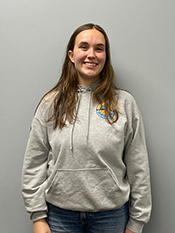 Audree long sleeve grey sweatshirt