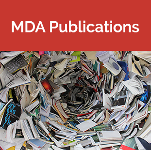 MDA Publications tile - Funnel of publications 