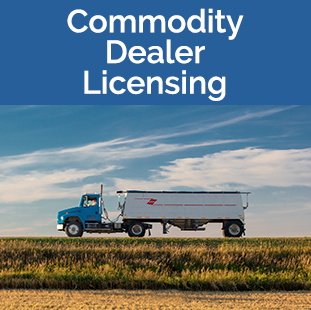 Commodity Dealer or Warehouse License 
