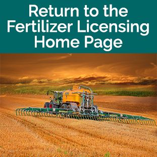 Return to Fertilizer Licensing home tile - large sprayer truck