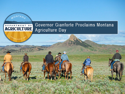 a family horseback looking out over pastures with text ov