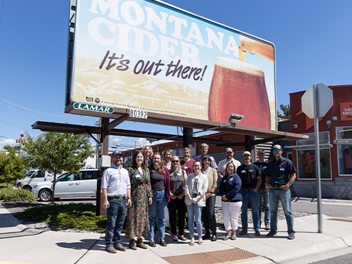 Director Clark, representatives from the MDA, NWCA, and local cider makers in Missoula