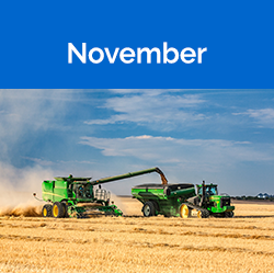 November - Harvest machines
