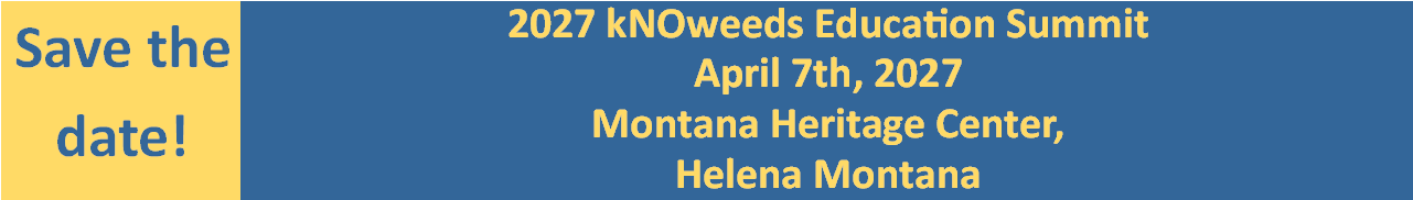 kNOweeds Save the date banner