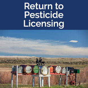 Return to Pesticide Licensing