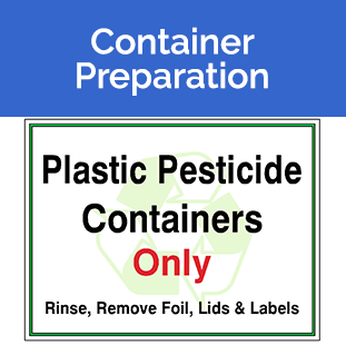 Container Preparation Sign