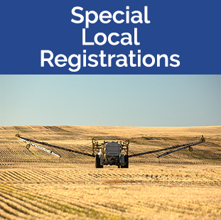 Special Local Registrations