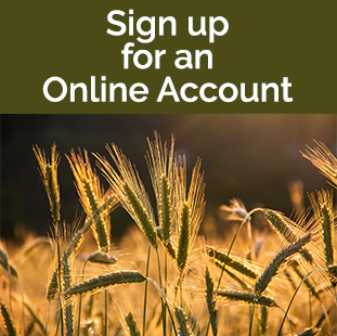 Sign up for an Online Account tile