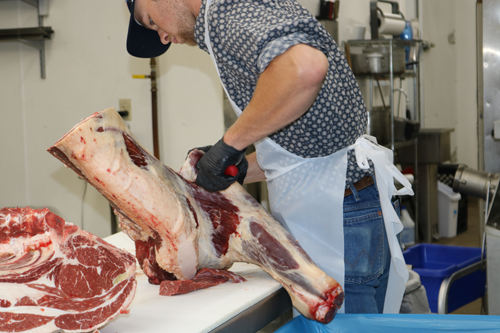 Farm to Market butcher processing