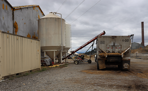 Headframe Grain Biproduct Butte Montana