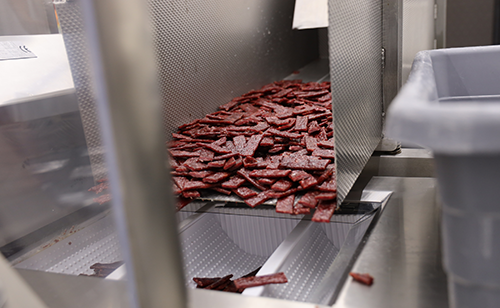 HiCountry Production Line jerky pieces