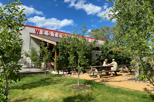 Western Cider patio